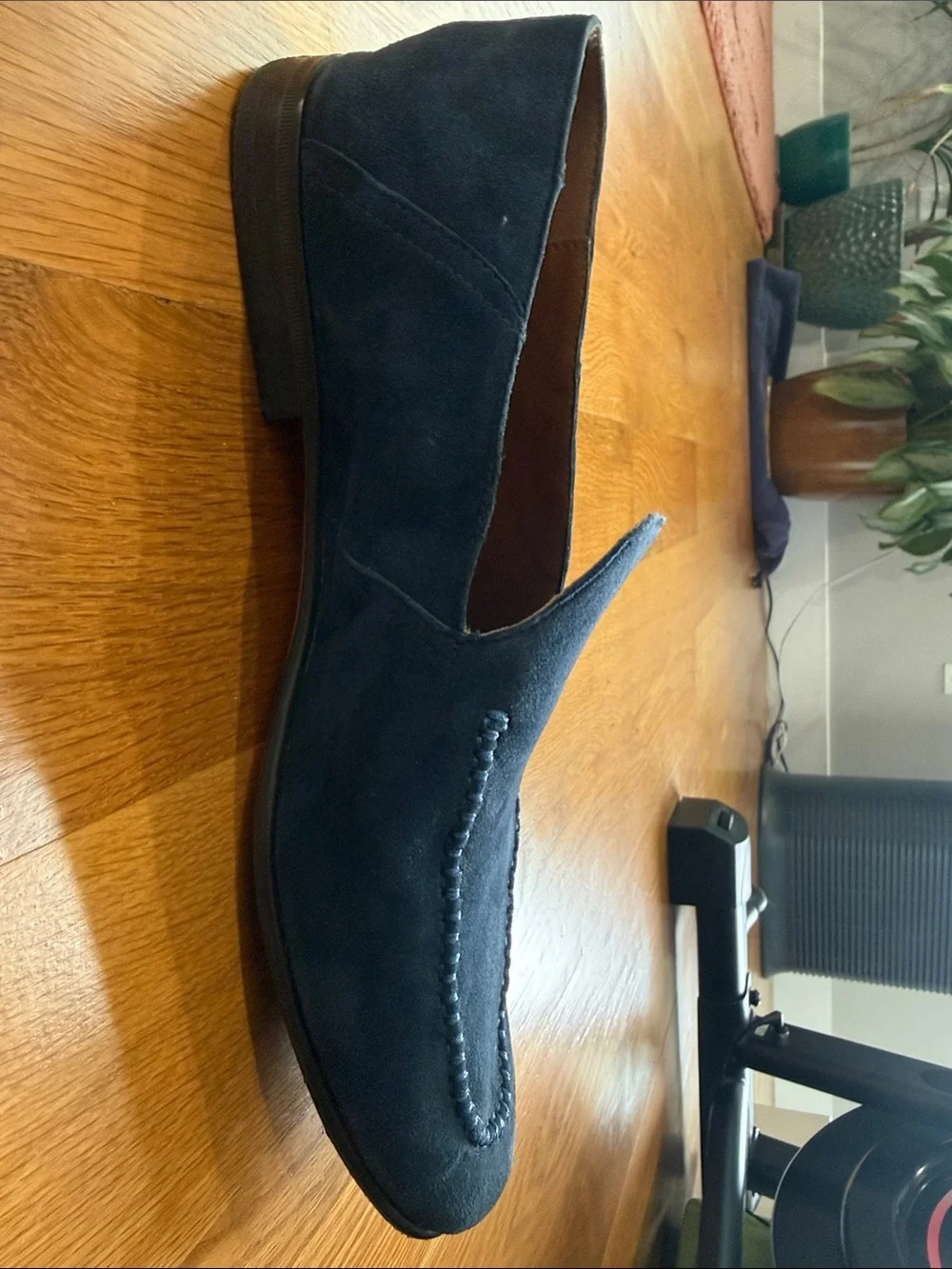 Also Blue Suede Loafers